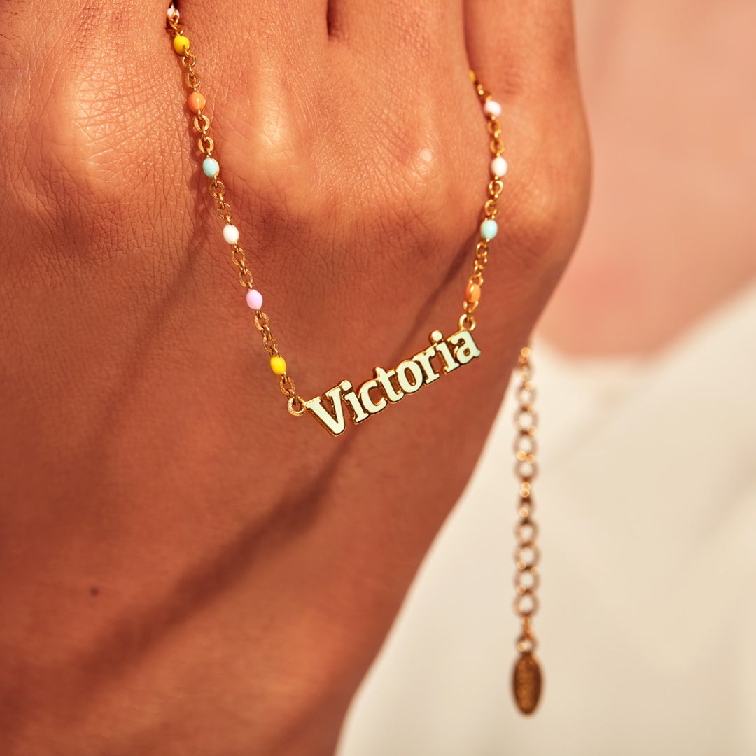 Personalized Enamel Bracelet