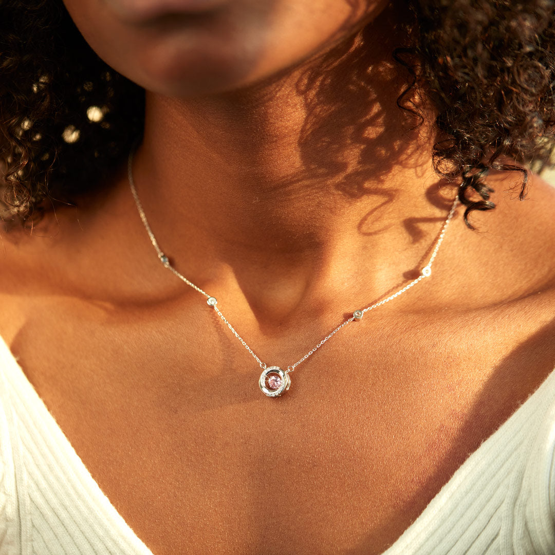 Always Be On Your Side Mobius Necklace