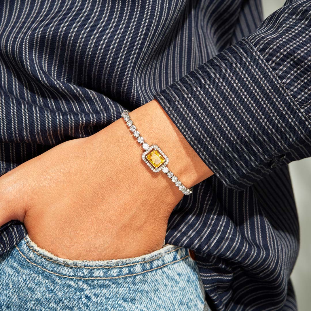 For Wife&Mother Pavé Bracelet