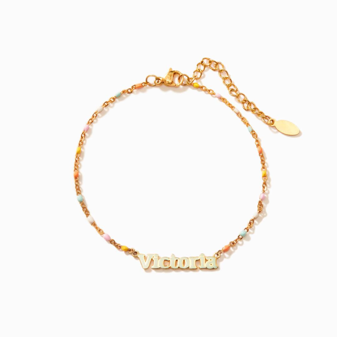 Personalized Enamel Bracelet