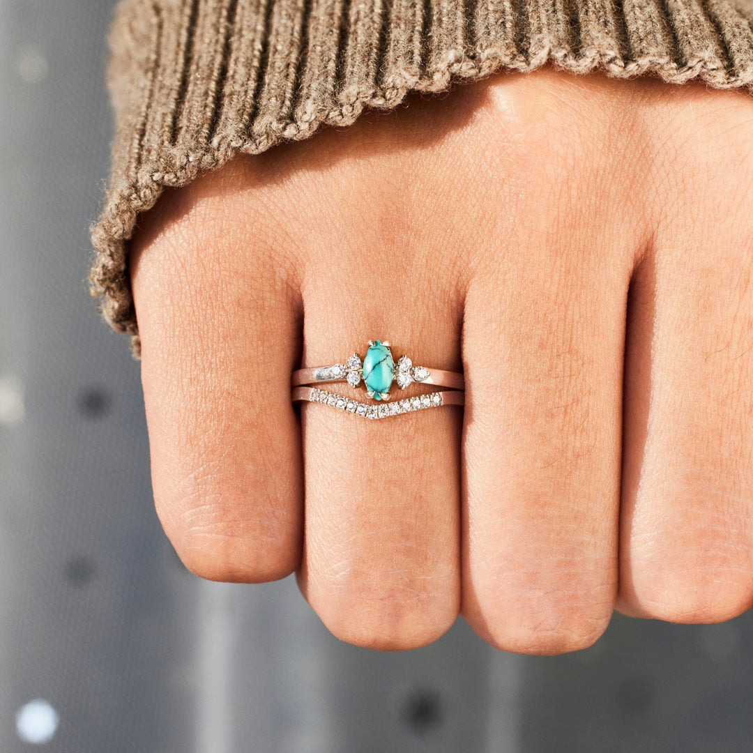 A Special One December Birthstone Stack Ring Set
