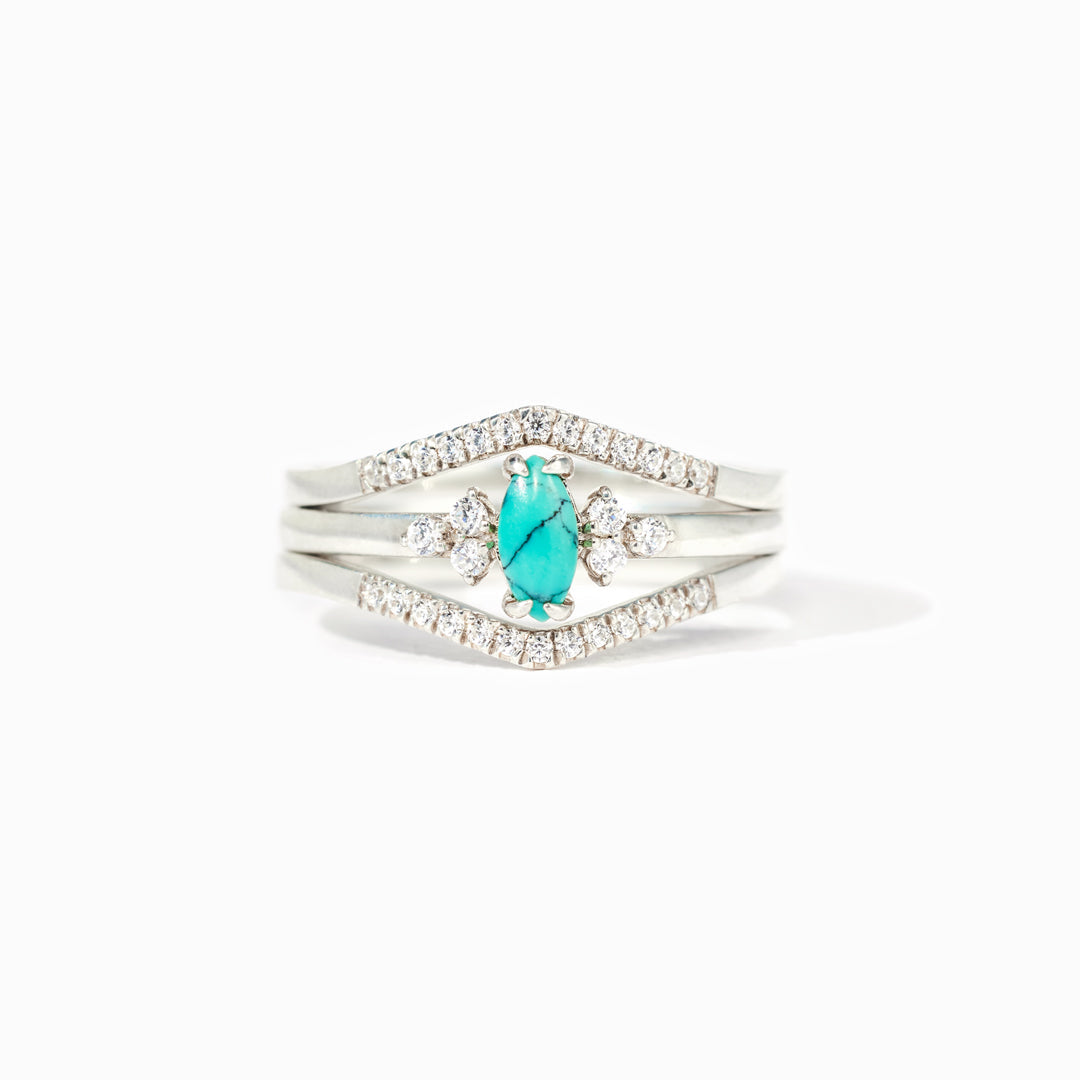 A Special One December Birthstone Stack Ring Set