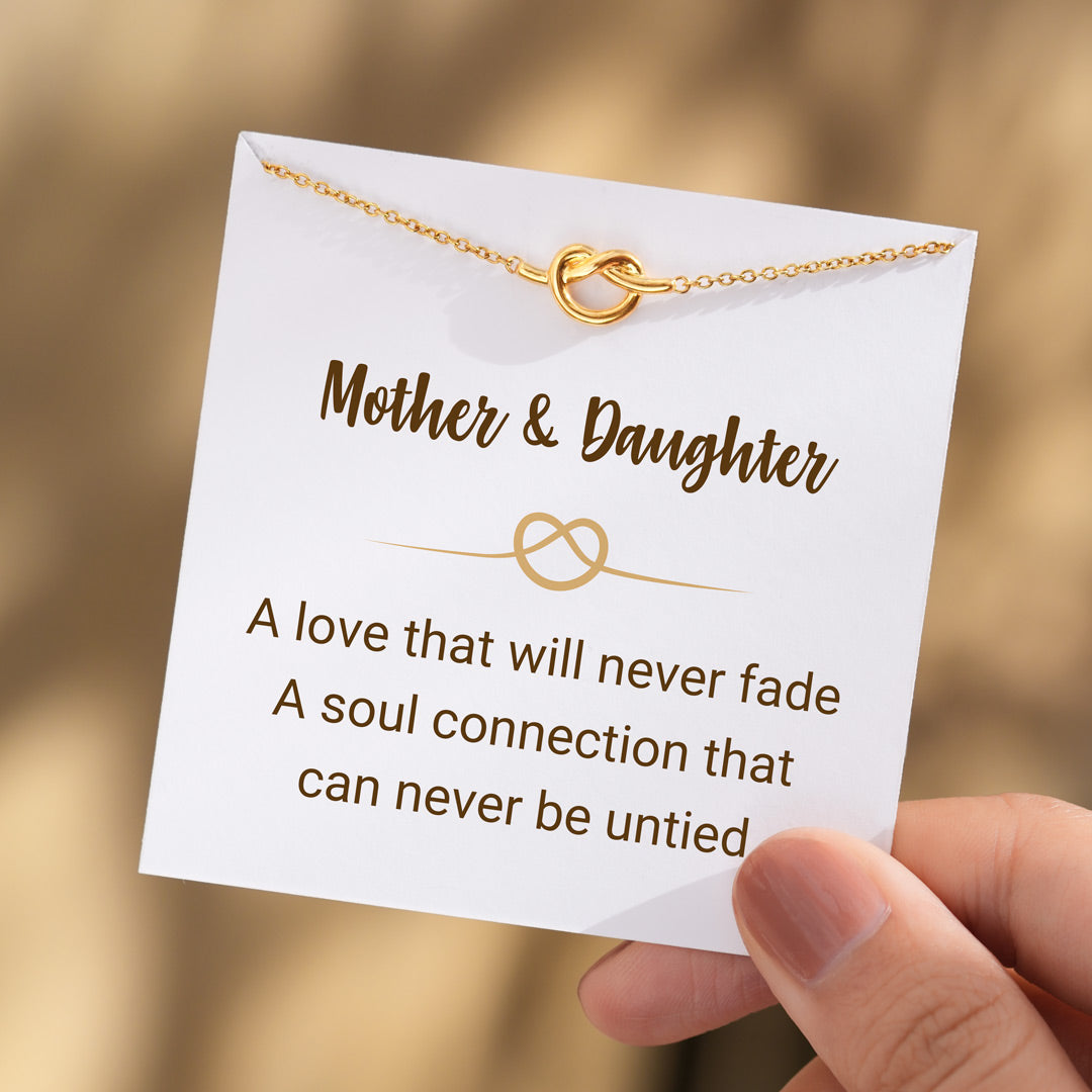 A Love That Will Never Fade Heart Knot Bracelet