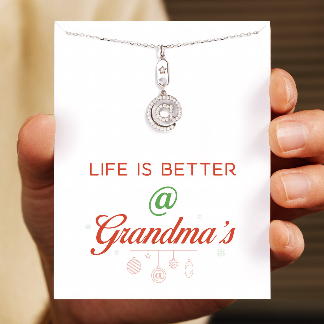 Life Is Better At Grandma's Necklace