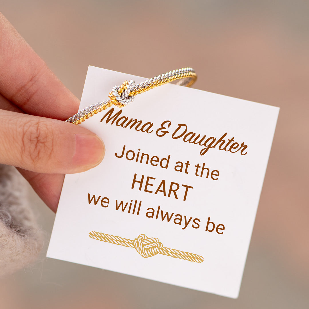 Joined At The Heart Two Strand Knot Bracelet