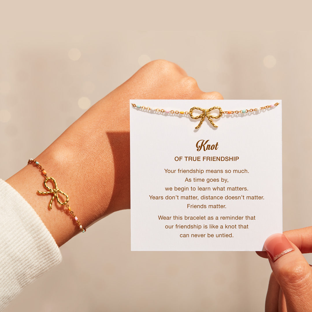 Knot Of True Friendship Bow Bracelet