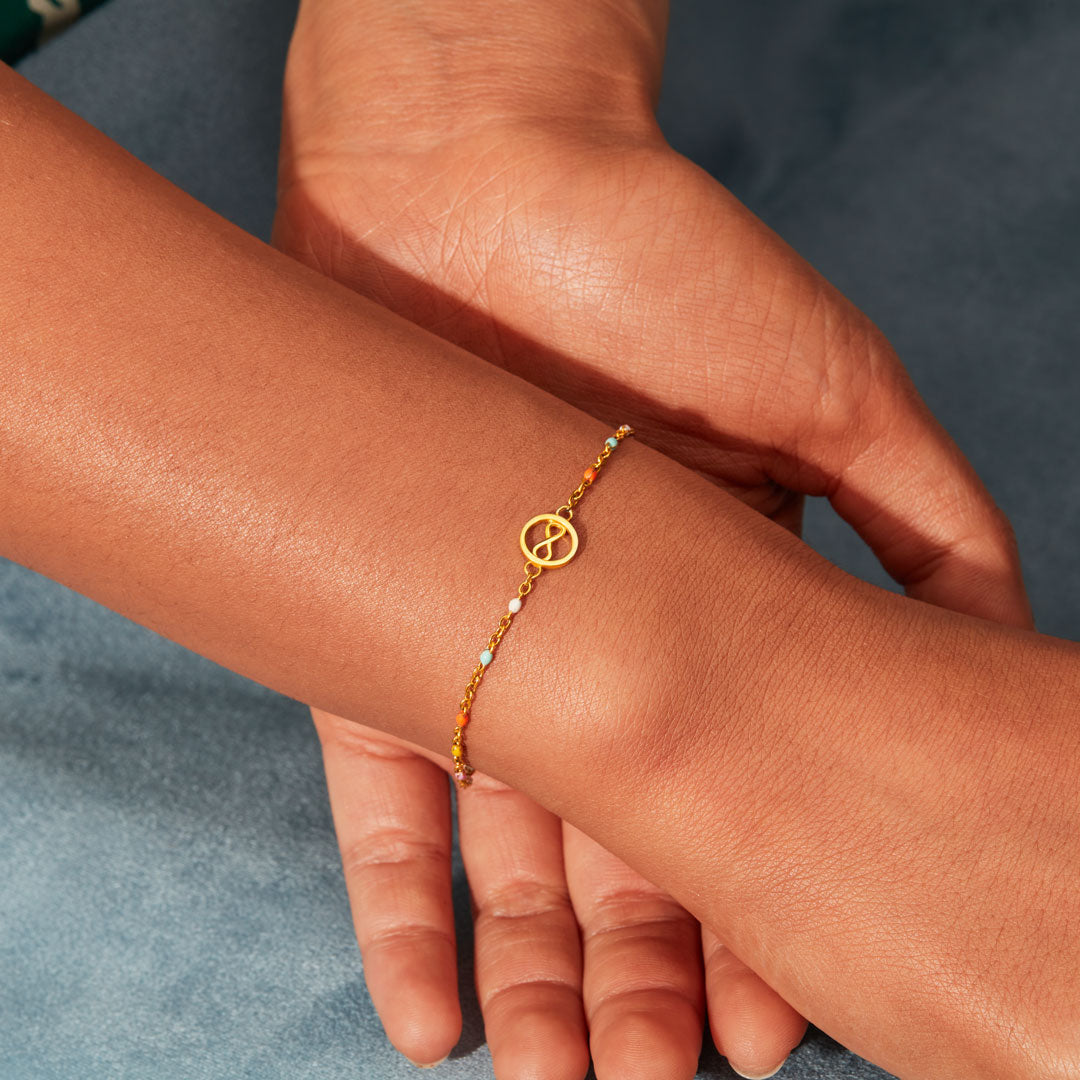Lifelong Friend Infinity Circle Bracelet