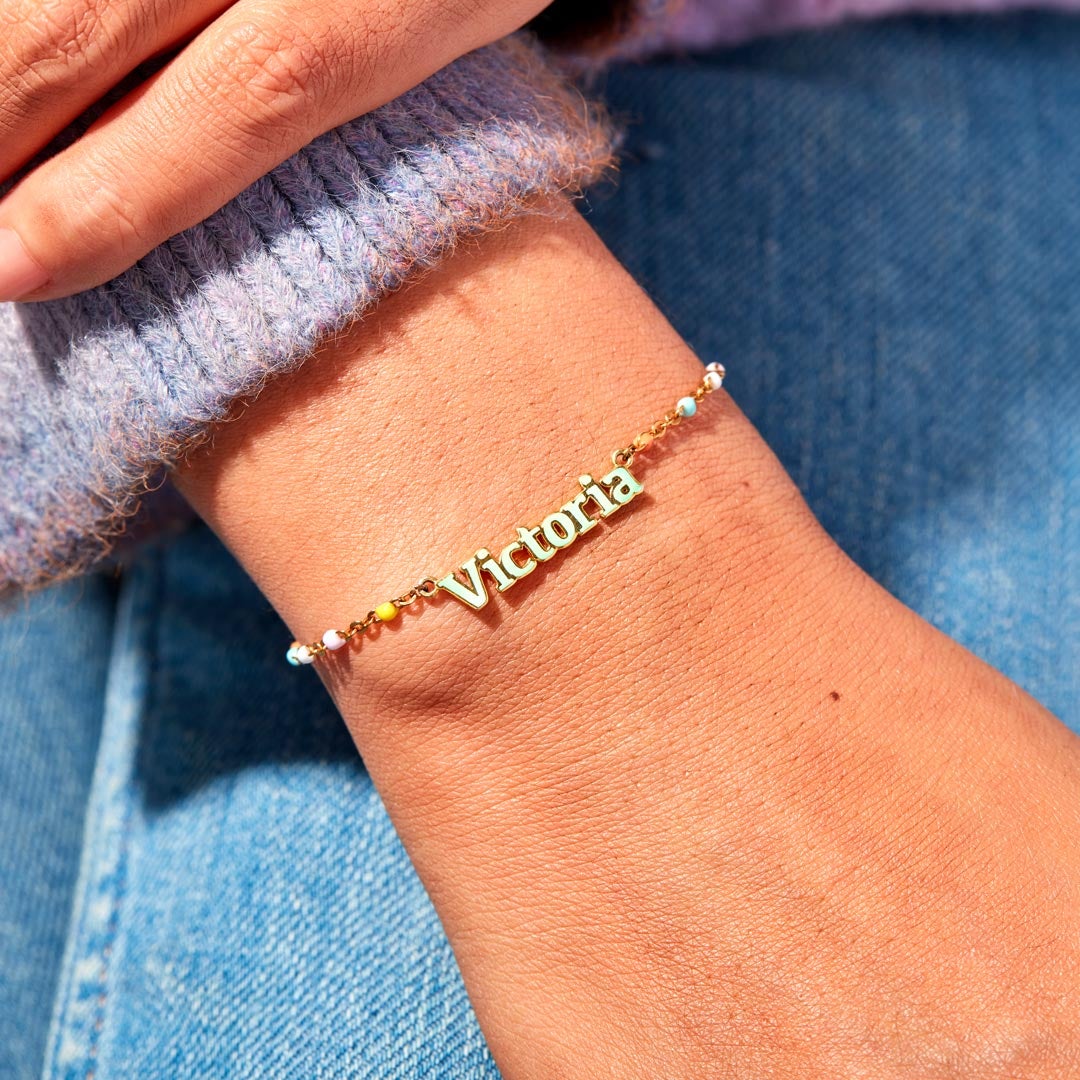 Personalized Enamel Bracelet