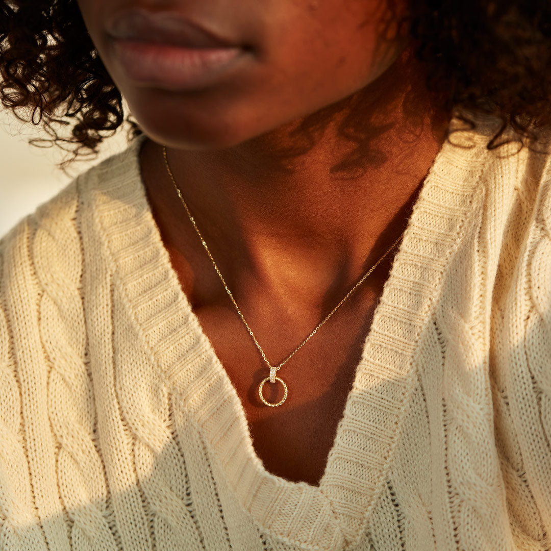 Good Times & Bad Times Single Circle Necklace