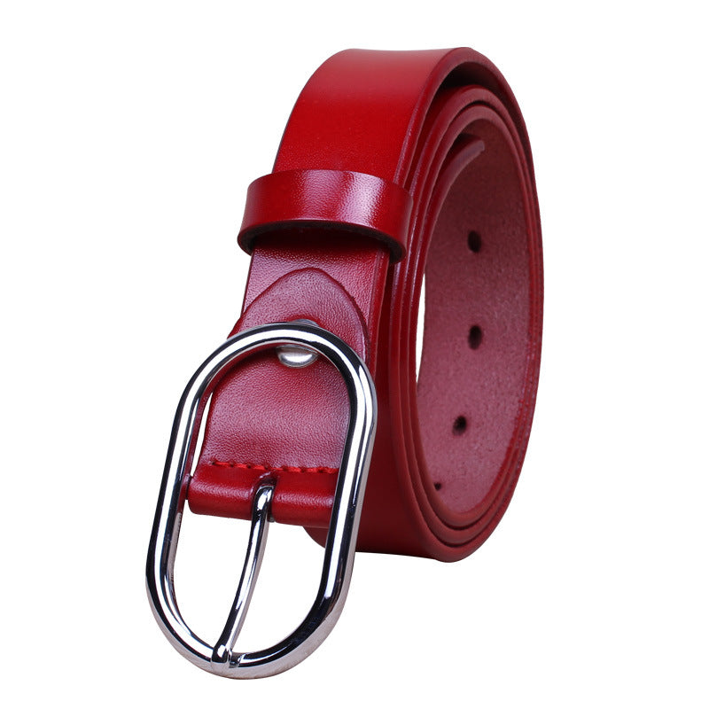 3 Size Pear Double G Luxury Black Leather Belt