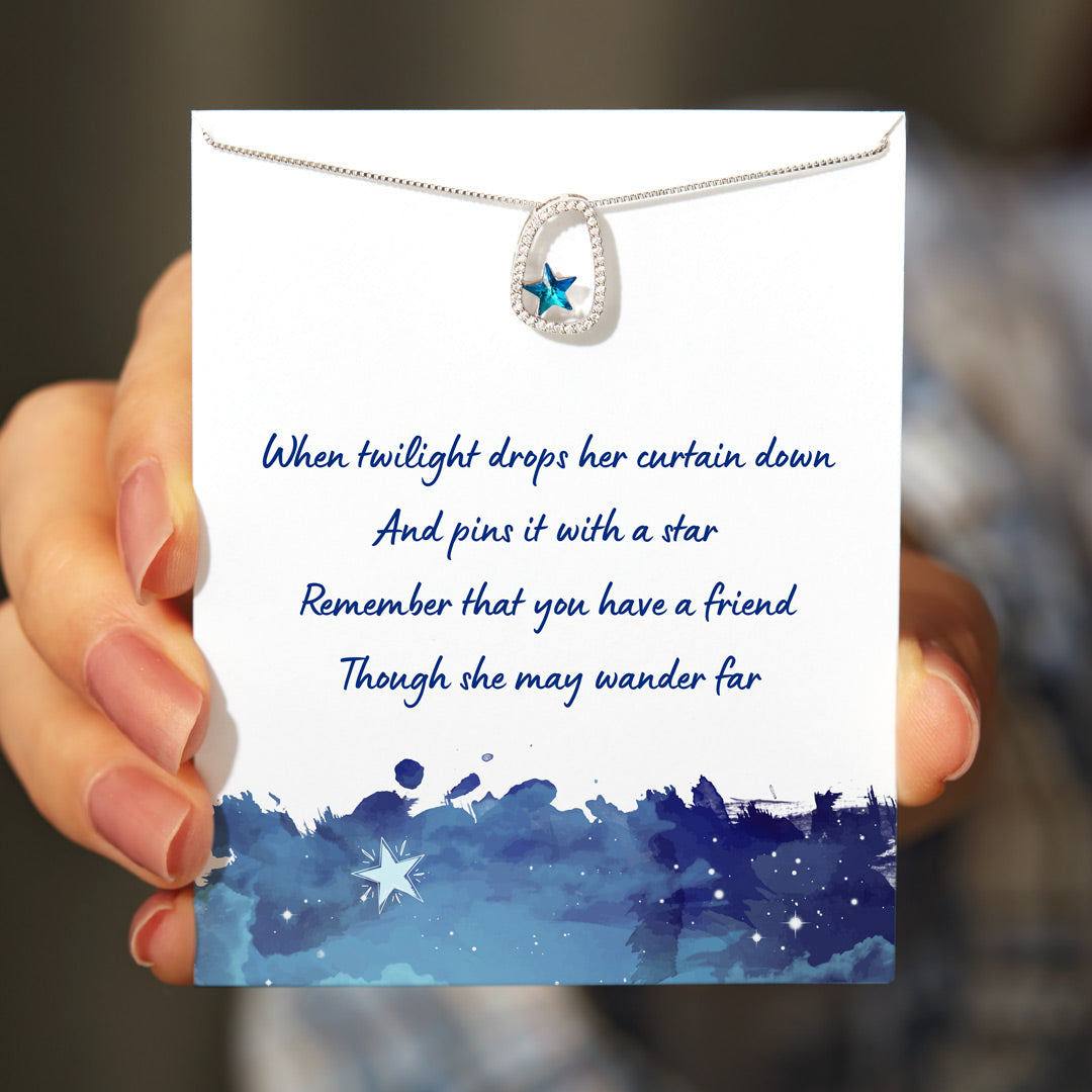 Remember That You Have A Friend Star Necklace