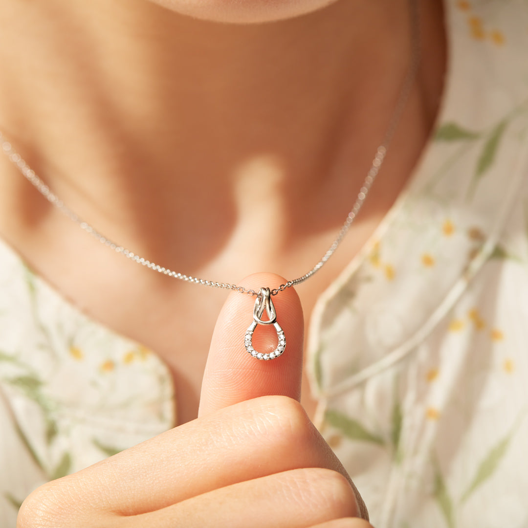 True Friendship Infinite Knot Necklace