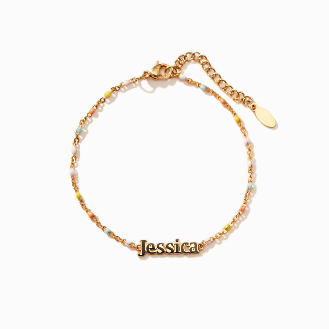 Personalized Enamel Bracelet
