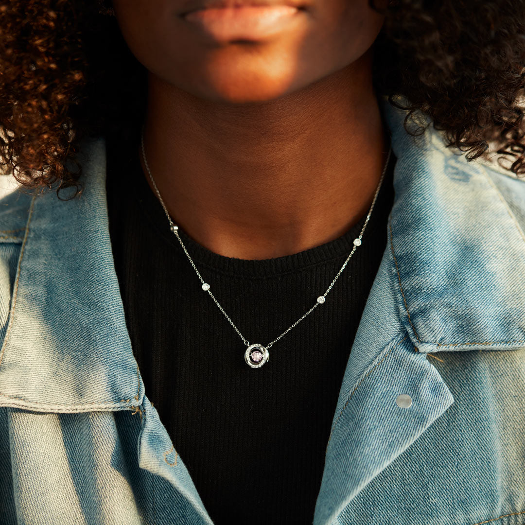 Always Be On Your Side Mobius Necklace