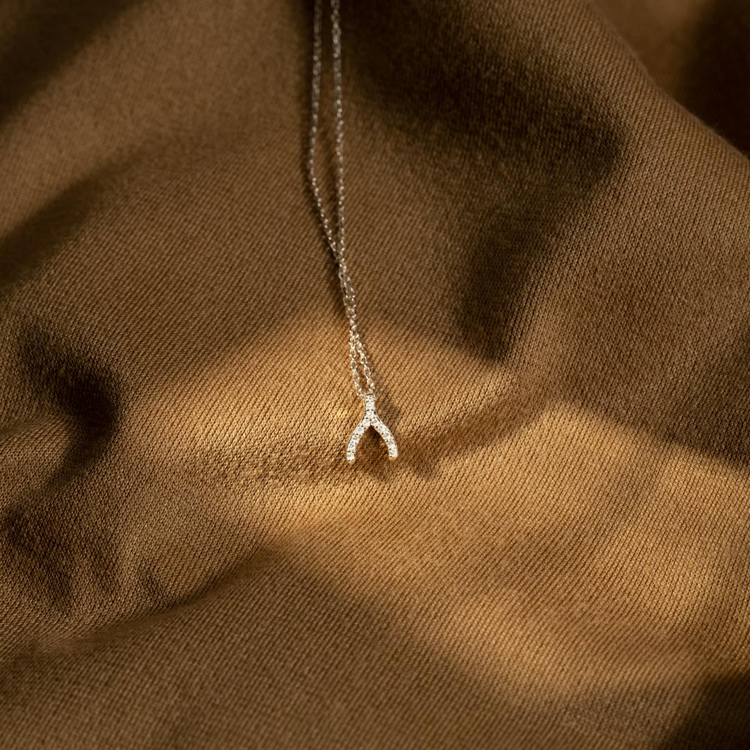 The Best Gift This Christmas Is You Wishbone Necklace