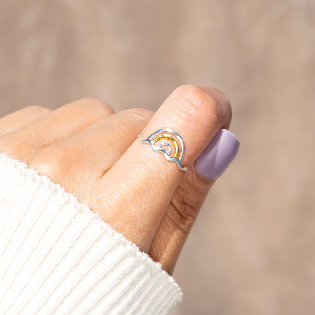 Mom You Are Like A Rainbow Arch Ring