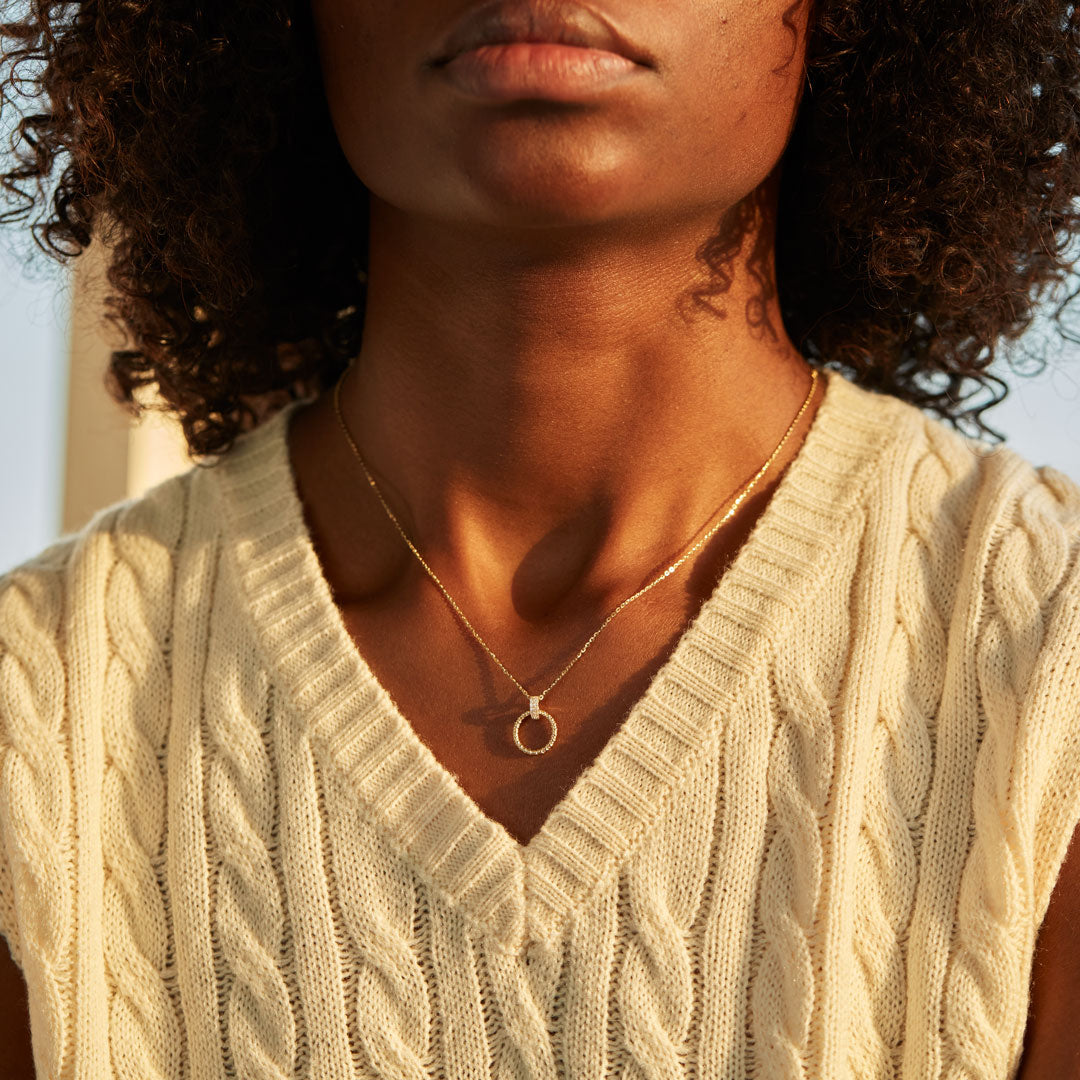 Good Times & Bad Times Single Circle Necklace