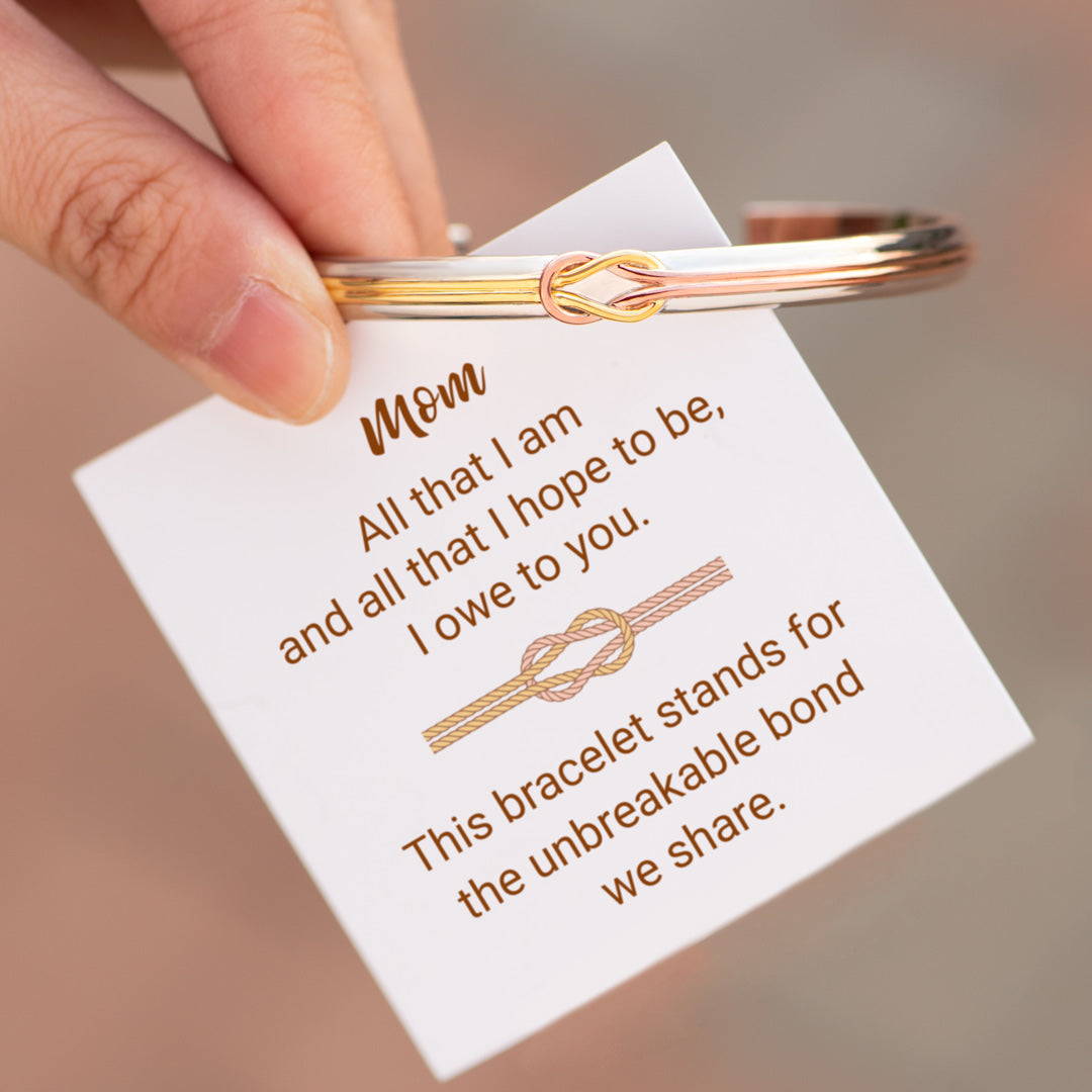 Unbreakable Bond Square Knot Bracelet