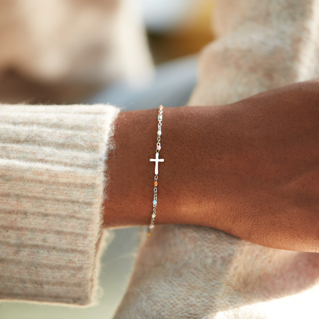 True Friendship Cross Bracelet