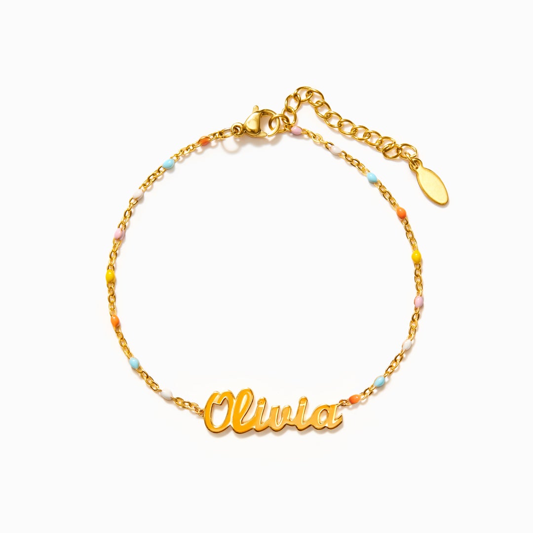 Personalized Enamel Bracelet