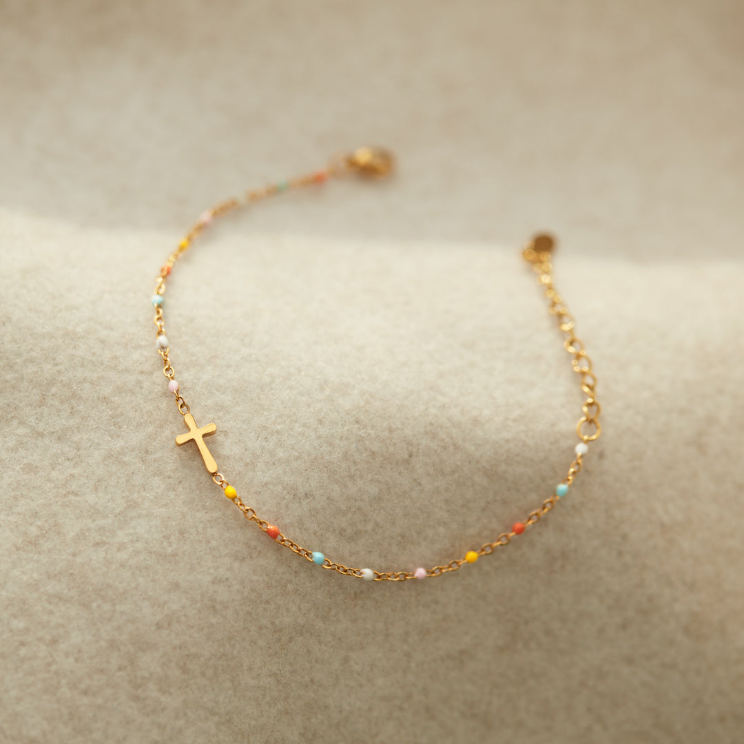 True Friendship Cross Bracelet