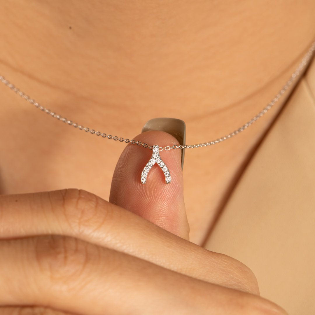 The Best Gift This Christmas Is You Wishbone Necklace