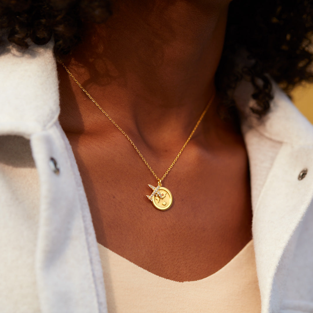 My Love Will Follow Wanderlust Necklace