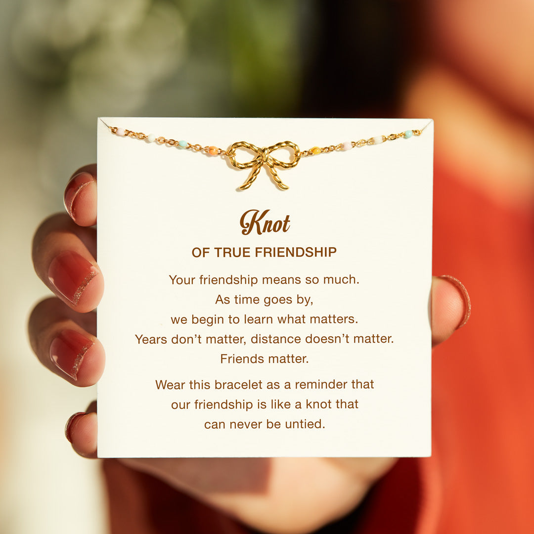 Knot Of True Friendship Bow Bracelet