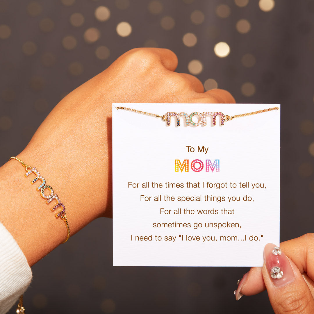 I Love You Mom Bracelet