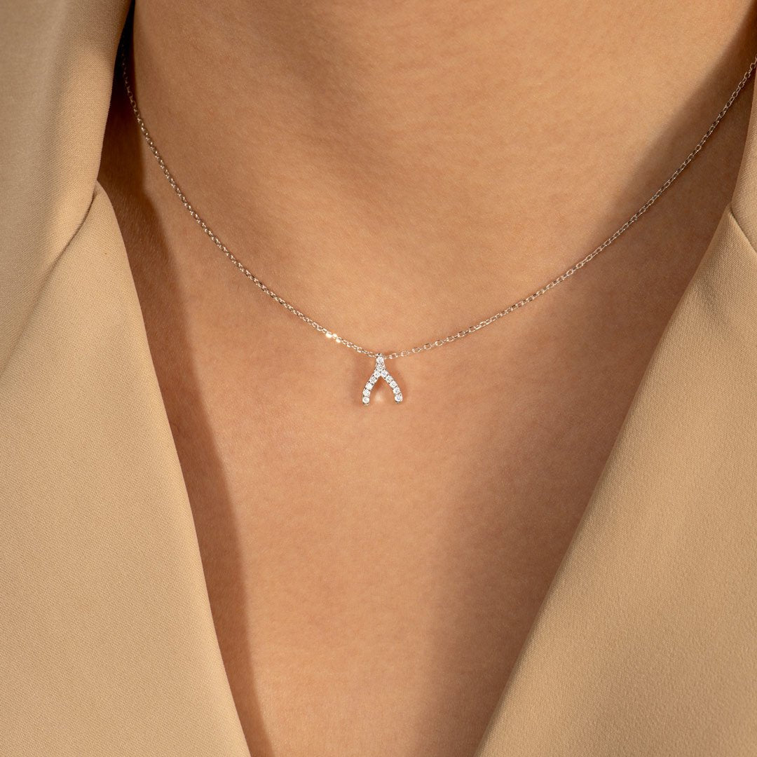 The Best Gift This Christmas Is You Wishbone Necklace