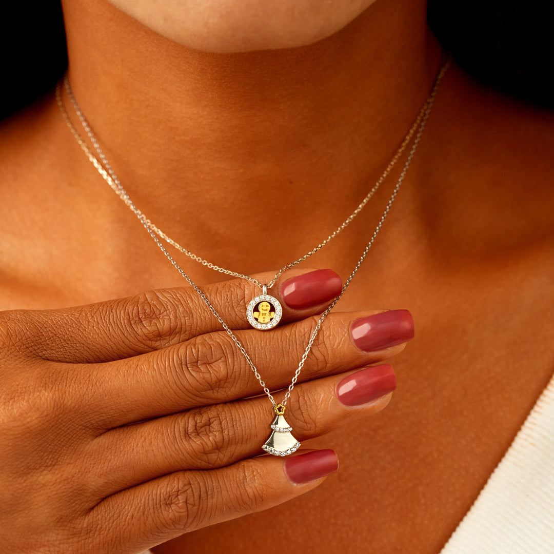 Daughter You're My Greatest Blessing Christmas Charm Necklace