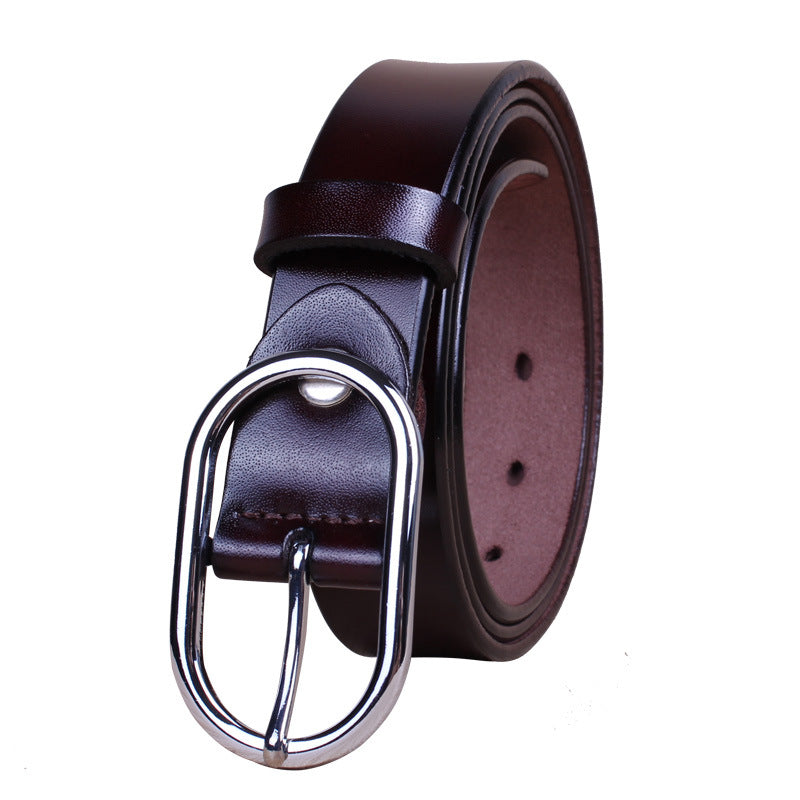 3 Size Pear Double G Luxury Black Leather Belt
