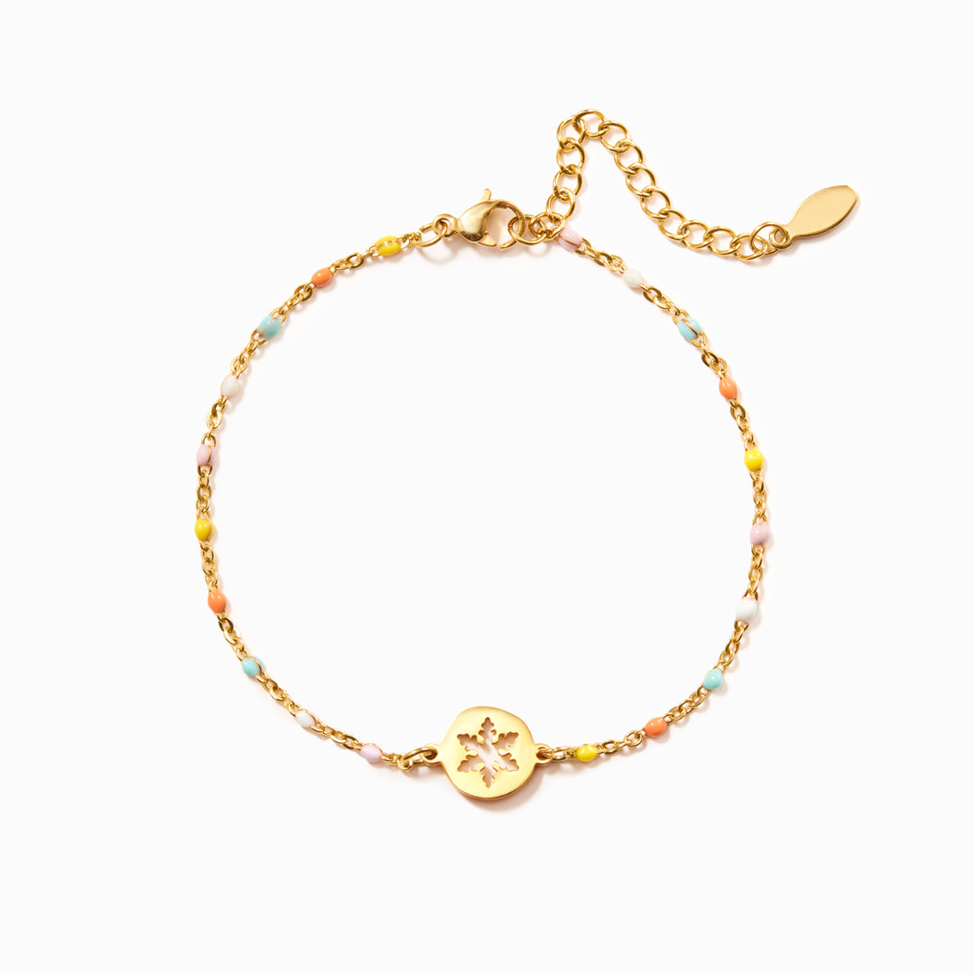Our Friendship Is Like A Snowflake Bracelet