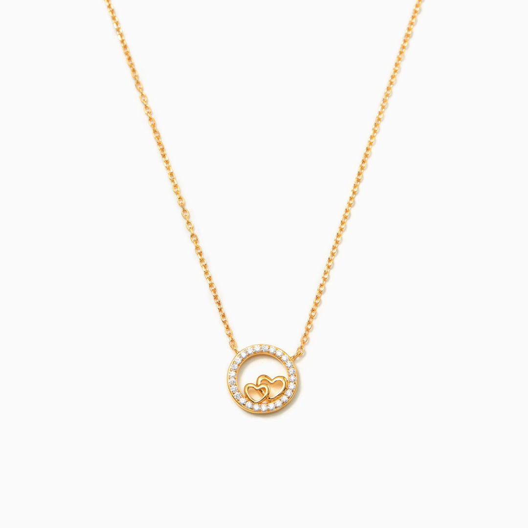 We Will Always Be Double Heart Necklace